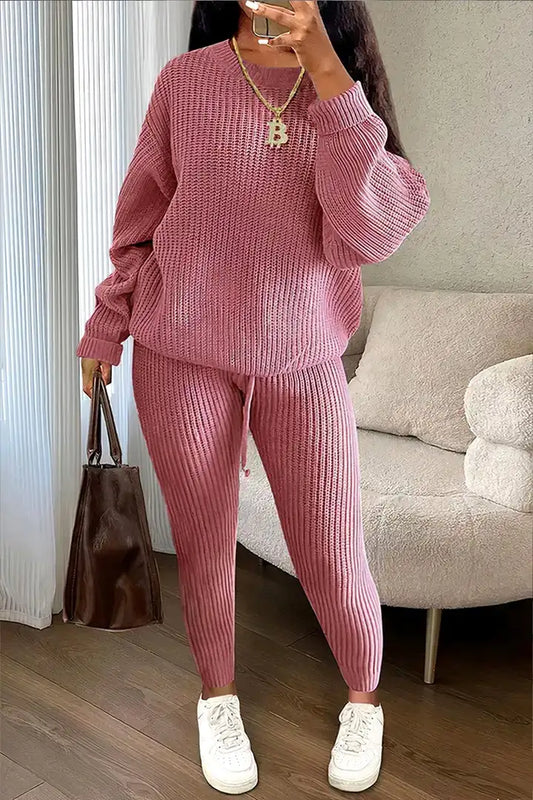 Karina - Klassiek Fit Sweater Set voor Vrouwen