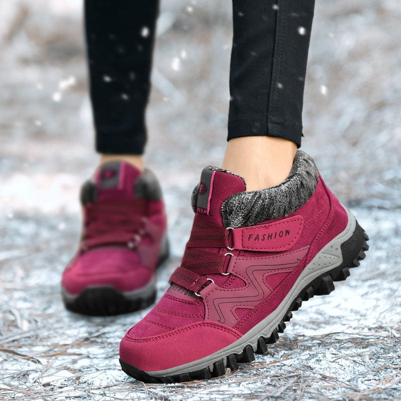Richelle Shoes | Kožené kotníkové boty s fleecovou podšívkou