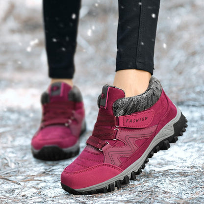 Richelle Shoes | Kožené kotníkové boty s fleecovou podšívkou