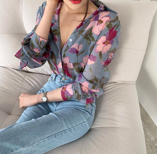 LANA - Květinová halenka