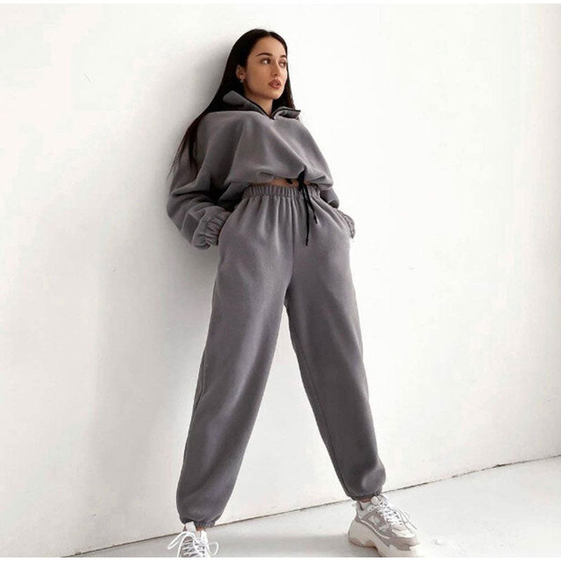 Heidi Fashion - Šedý dámský joggingový oblek