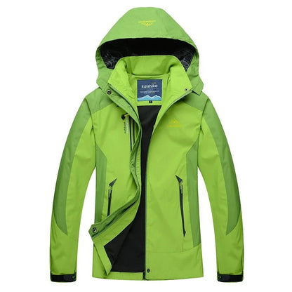 Active Outdoor Stylová nepromokavá lyžařská bunda s kapucí pro ženy | Ideální pro outdoorové aktivity