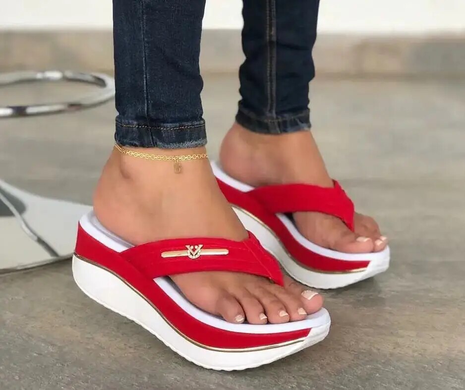 Yara® | Stylové dámské sandály na klínovém podpatku