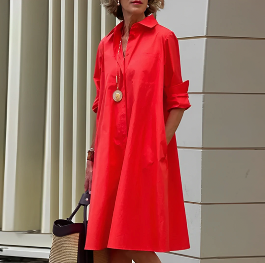 Nadčasové košilové šaty s moderní elegancí