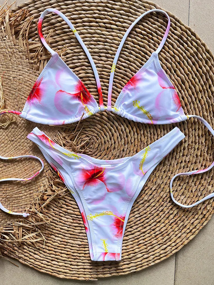 SoSoof - Brazilské bikiny s květinovým potiskem