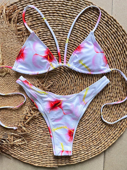 SoSoof - Brazilské bikiny s květinovým potiskem