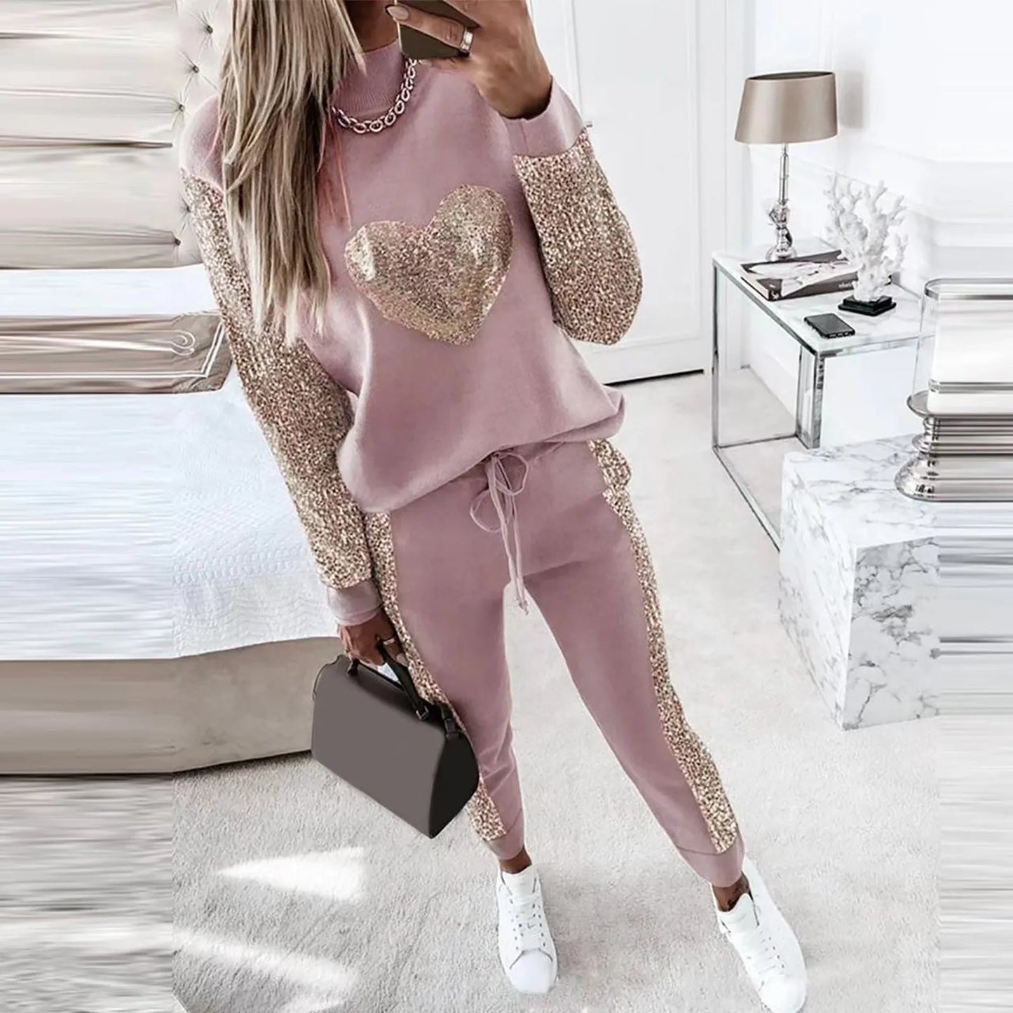 Heidi-Mode - Ležérní podzimní souprava moderního dámského oblečení pro volný čas
