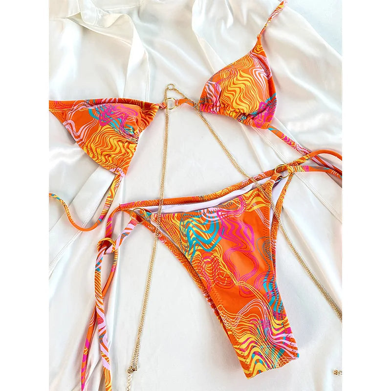 SoSoof - Brazilské bikiny s řetízkovými detaily