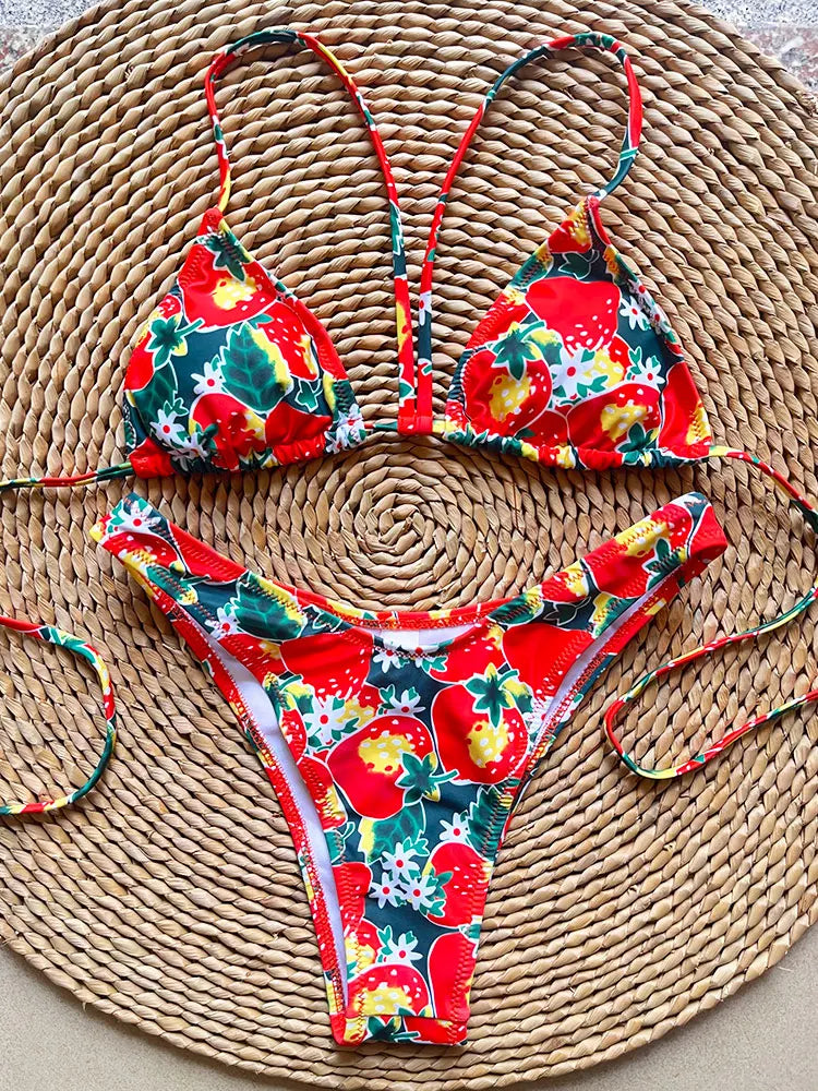 SoSoof - Brazilské bikiny s květinovým potiskem