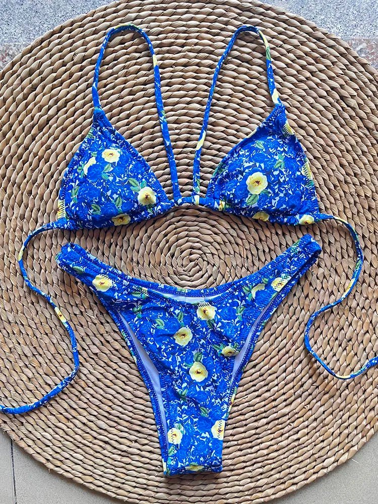 SoSoof - Brazilské bikiny s květinovým potiskem
