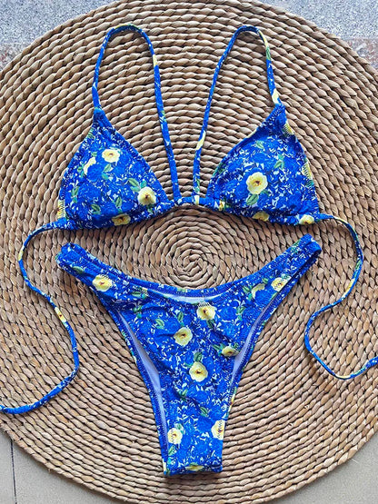 SoSoof - Brazilské bikiny s květinovým potiskem