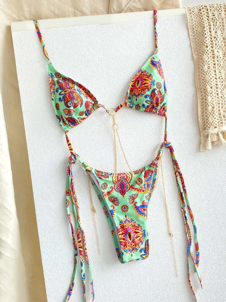 SoSoof - Brazilské bikiny s řetízkovými detaily