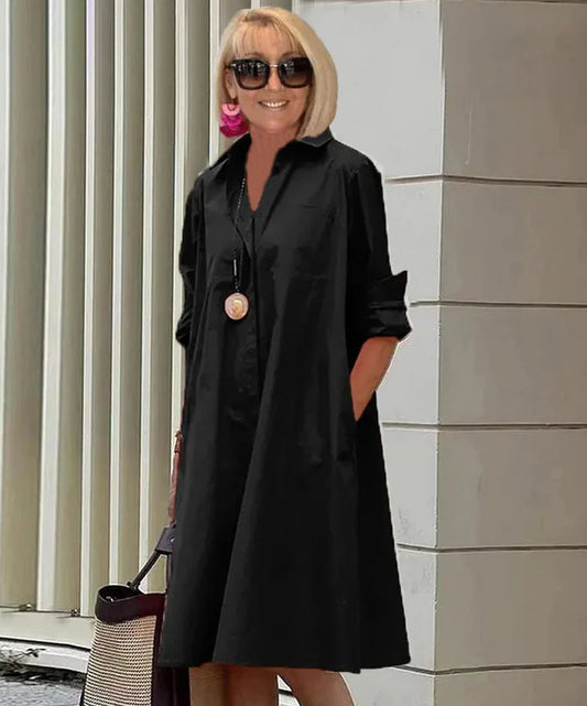 Sofistikované košilové šaty v elegantním stylu pro ženy