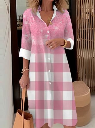 Beatrice - Elegantní košilové šaty