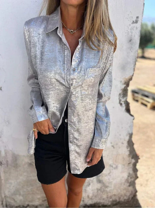 Quinn | Elegantní semišová košile