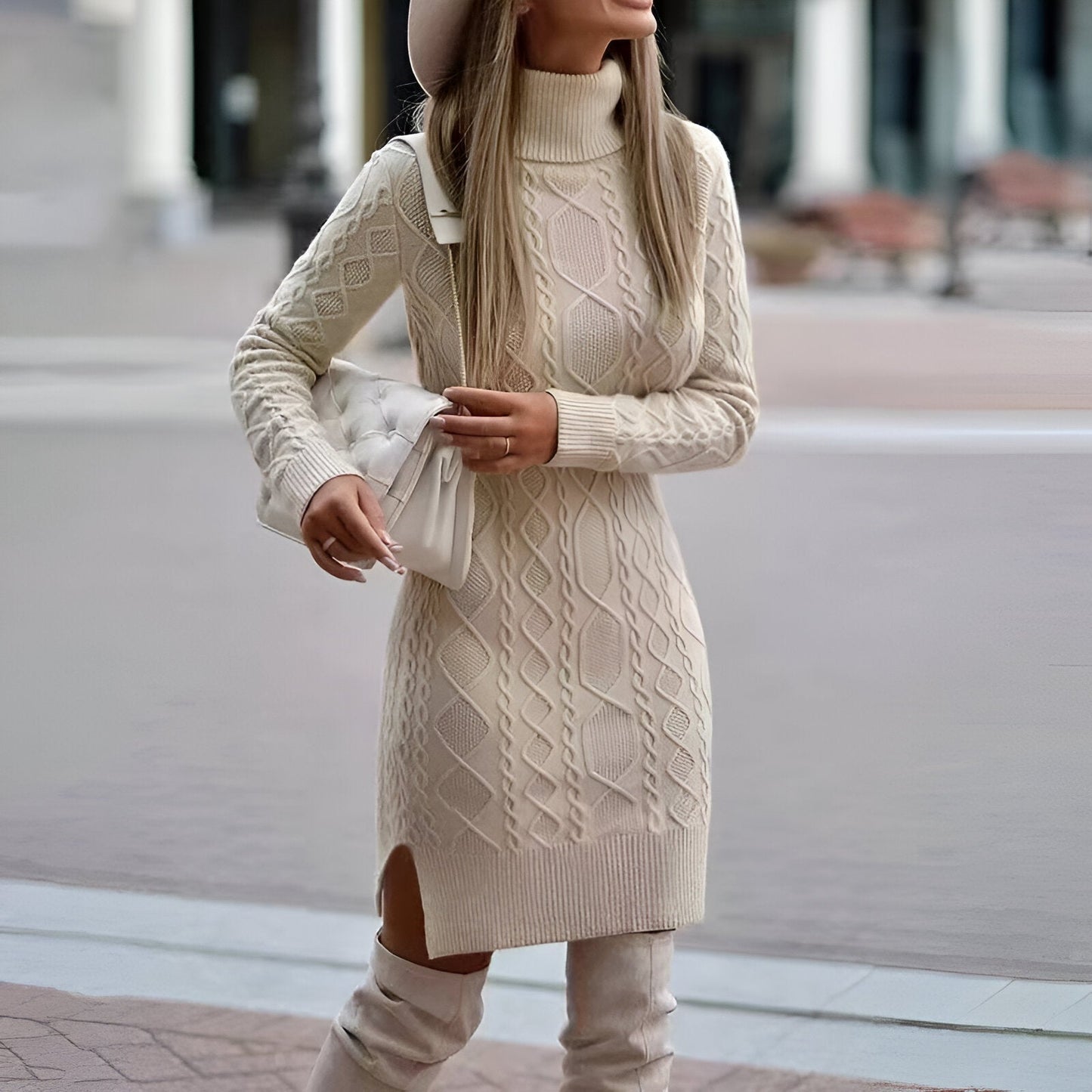 Alexandra | Elegantní pletené šaty
