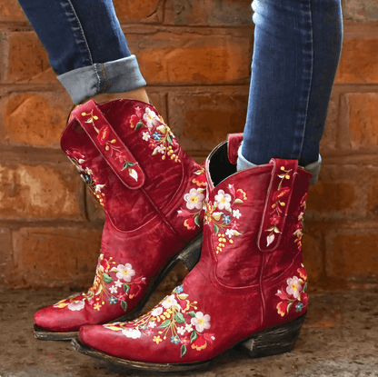 Boty Fabiane | Odolné proti povětrnostním vlivům Vintage Cowgirl Boots