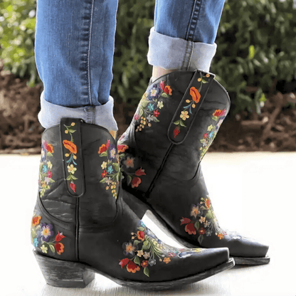 Boty Fabiane | Odolné proti povětrnostním vlivům Vintage Cowgirl Boots