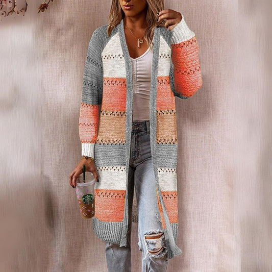 Vesta Oliveah | Oversized vesta Gebreid Lang