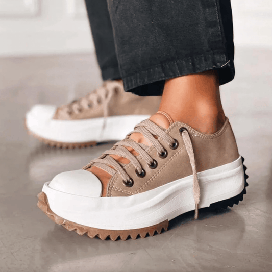 Jinky Sneakers | Trendy platforma Lace-up boty