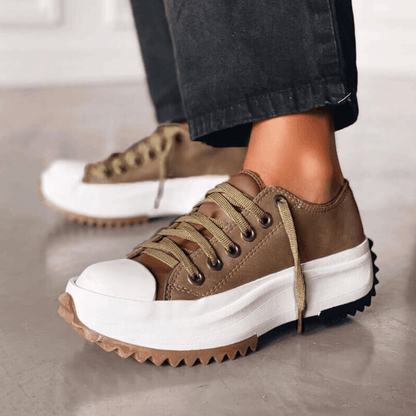 Jinky Sneakers | Trendy platforma Lace-up boty