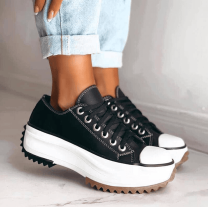 Jinky Sneakers | Trendy platforma Lace-up boty