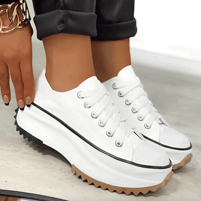 Jinky Sneakers | Trendy platforma Lace-up boty