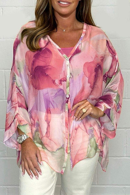 Amber | Stylová lehká halenka s potiskem pro ženy
