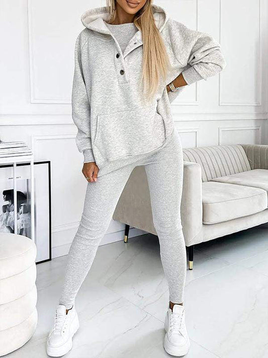 Ava™ | Lässiger und bequemer Sweatshirtanzug - mikina s krátkým rukávem