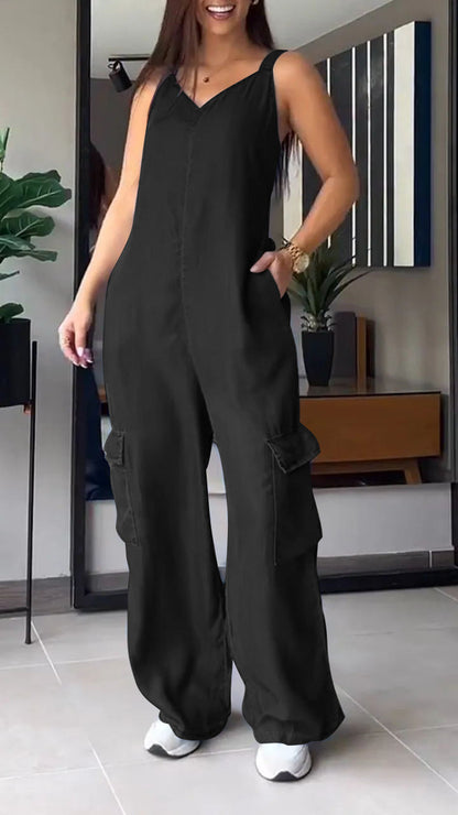 Ileana - Sexy džínová kombinéza