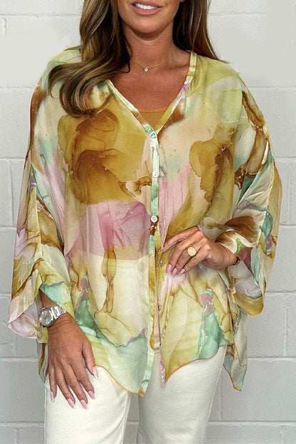 Amber | Stylová lehká halenka s potiskem pro ženy