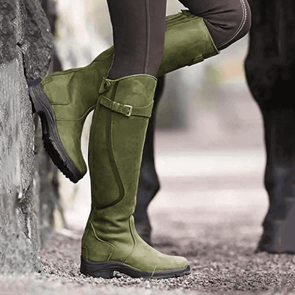 Kožené boty s přezkou | Mima Boots