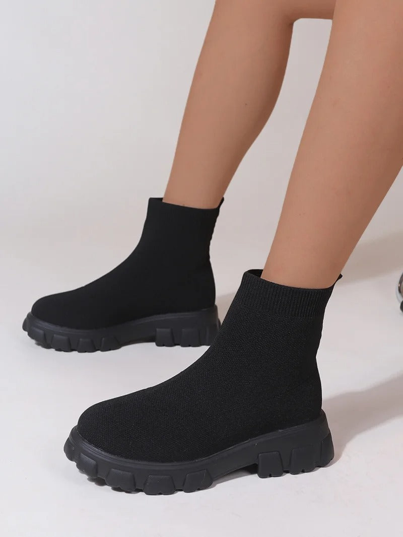 Quinn Boots | Trendy ponožkové boty s platformou Sole
