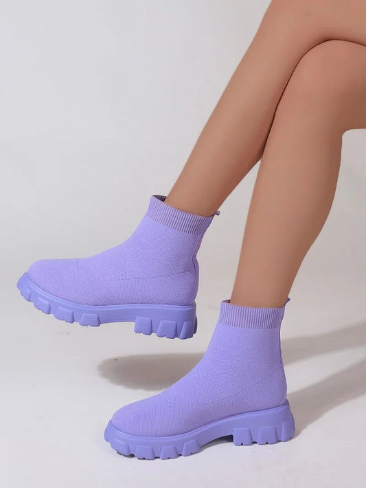 Quinn Boots | Trendy ponožkové boty s platformou Sole