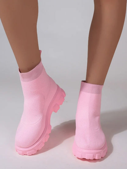 Quinn Boots | Trendy ponožkové boty s platformou Sole