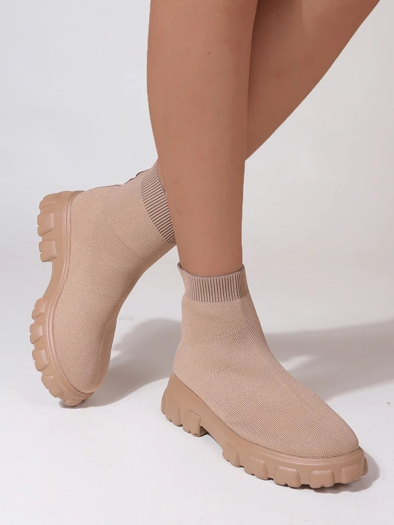 Quinn Boots | Trendy ponožkové boty s platformou Sole