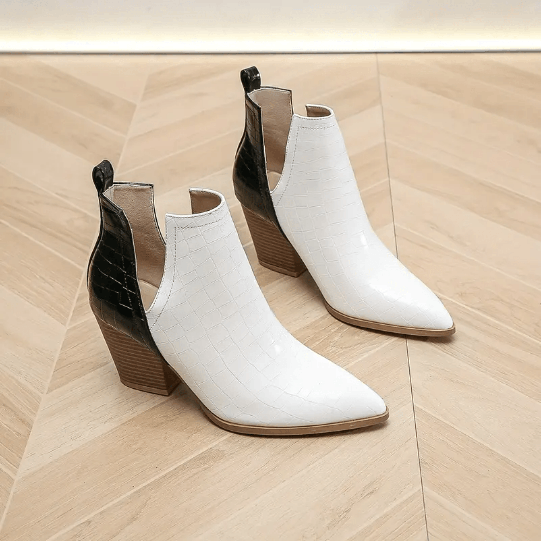 Margaret Ankle Boots | Trendy dámské kotníkové boty s krokodýlím a hadím potiskem