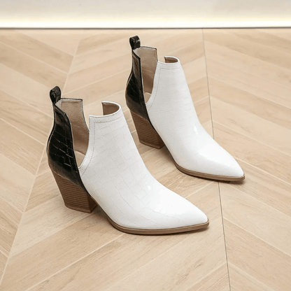Margaret Ankle Boots | Trendy dámské kotníkové boty s krokodýlím a hadím potiskem