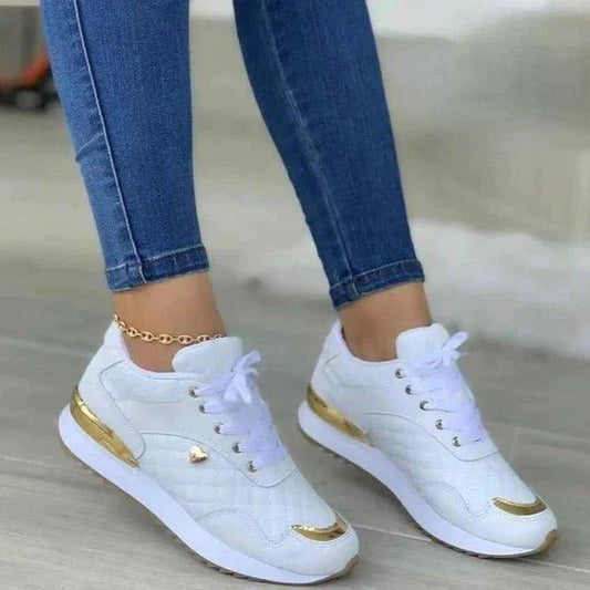 Nelle Sneakers | Stylové dámské tenisky se zlatými akcenty