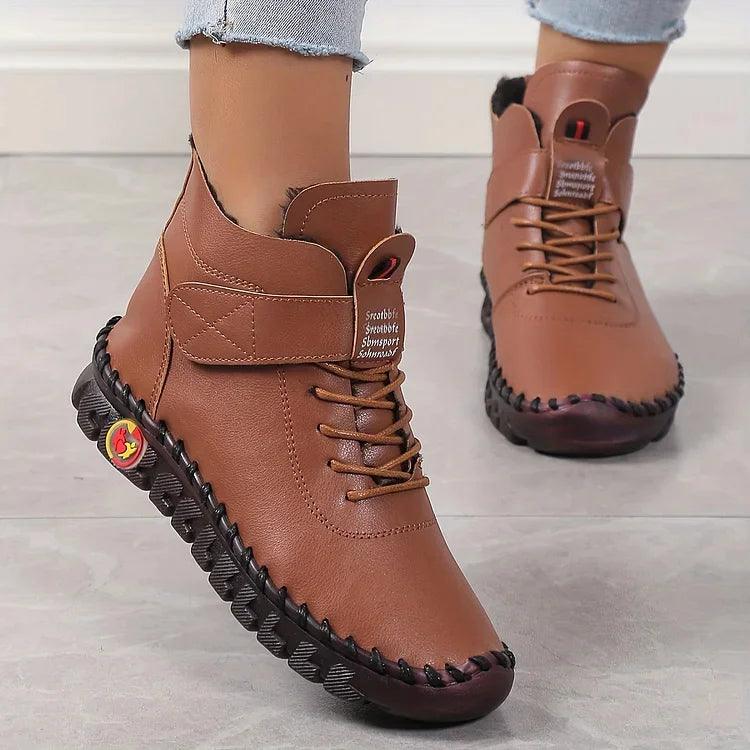 Boty Nida | Stylové šněrovací boty se zapínáním na suchý zip