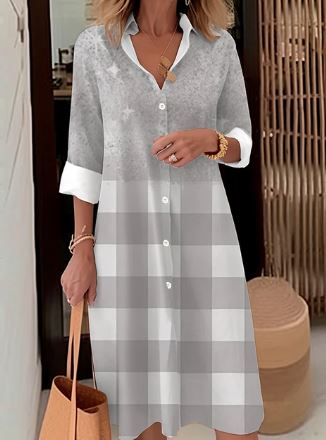 Beatrice - Elegantní košilové šaty