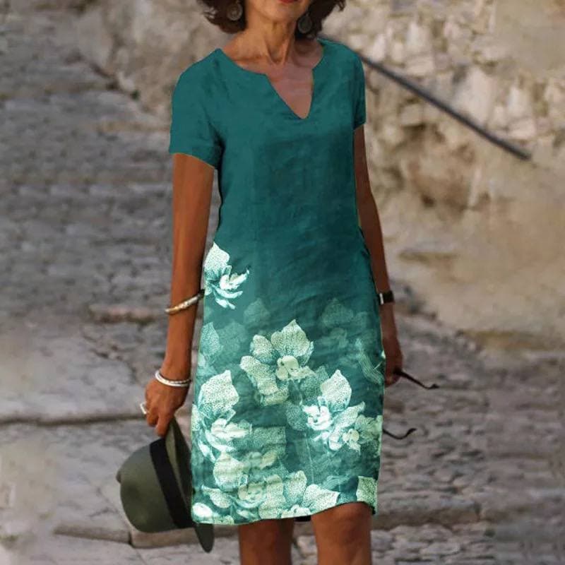 Louise - Lehké bavlněné šaty s elegantním vzorem