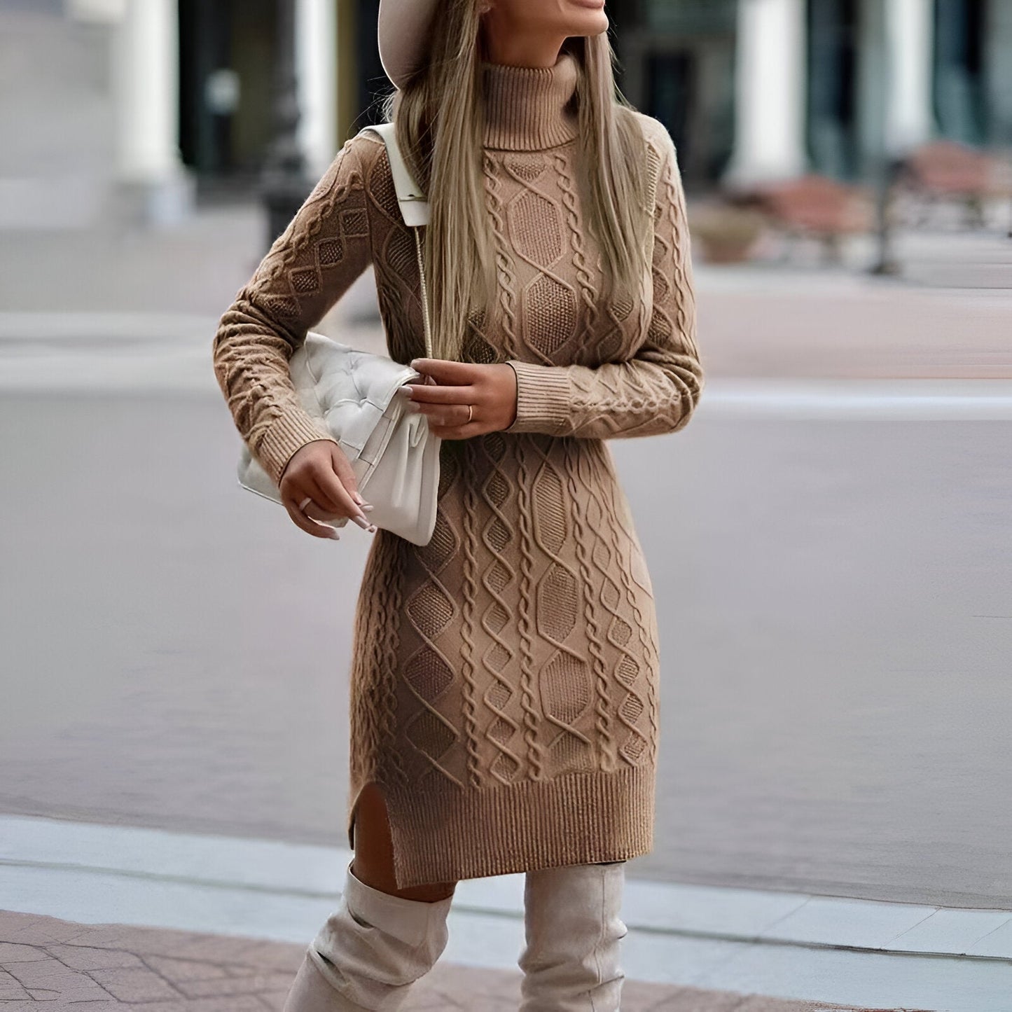 Alexandra | Elegantní pletené šaty