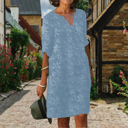 Elegantní letní šaty v maxi délce pro ženy