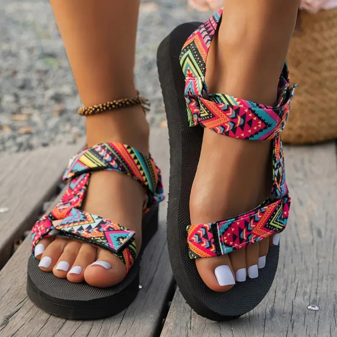 Luna | Dámské plážové sandály v boho stylu
