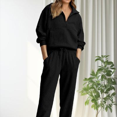 Melisande - Stijlvolle Half-zip Set voor Vrouwen