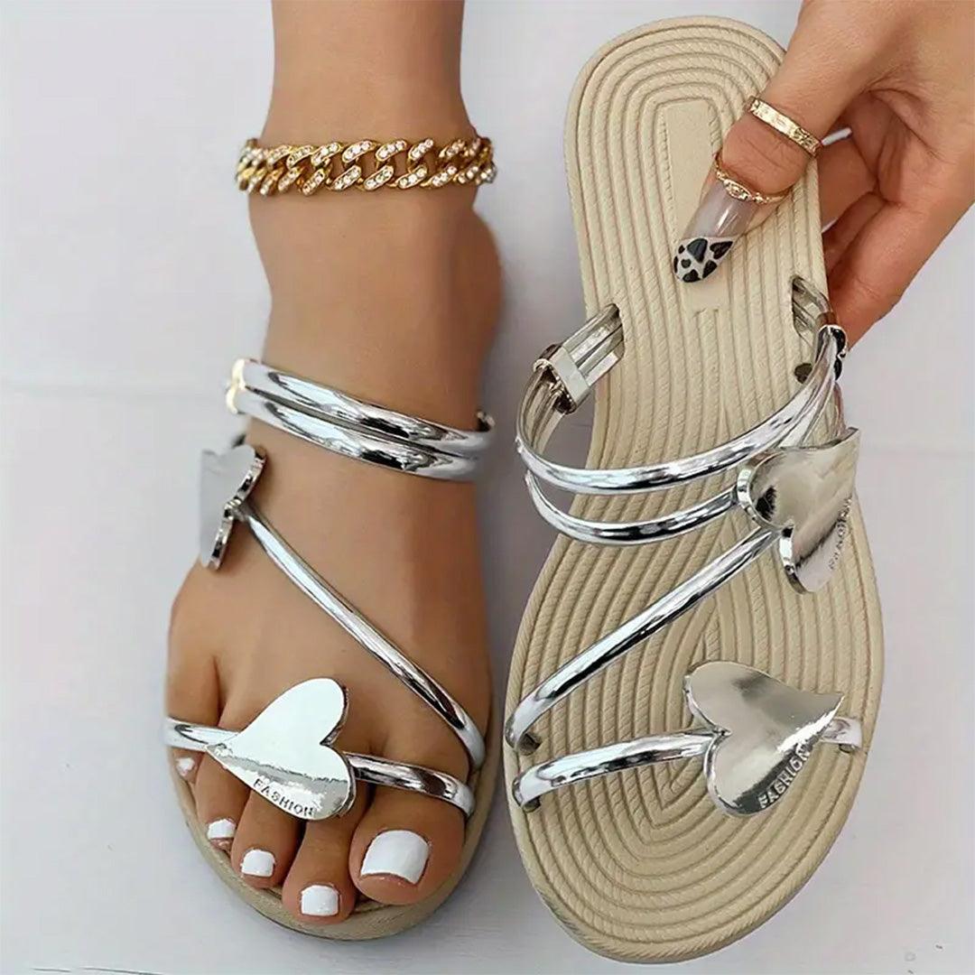 Stylové sandály se srdíčky | Helene Sandals