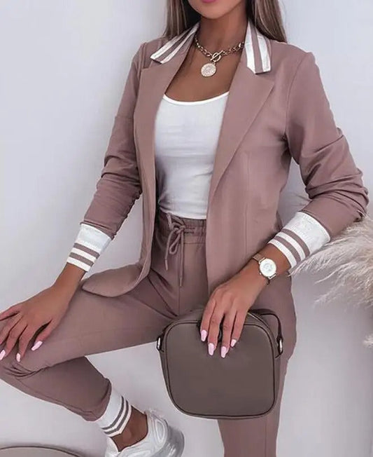 Yana - Elegantní a pohodlný dvoudílný podzimní set pro ženy