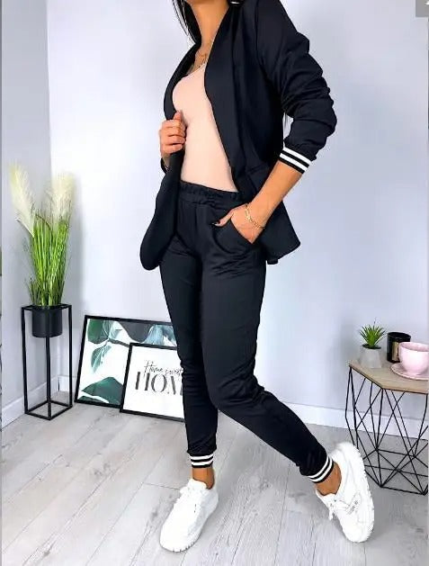 Yana - Elegantní a pohodlný dvoudílný podzimní set pro ženy
