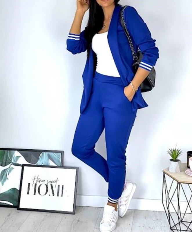Yana - Elegantní a pohodlný dvoudílný podzimní set pro ženy